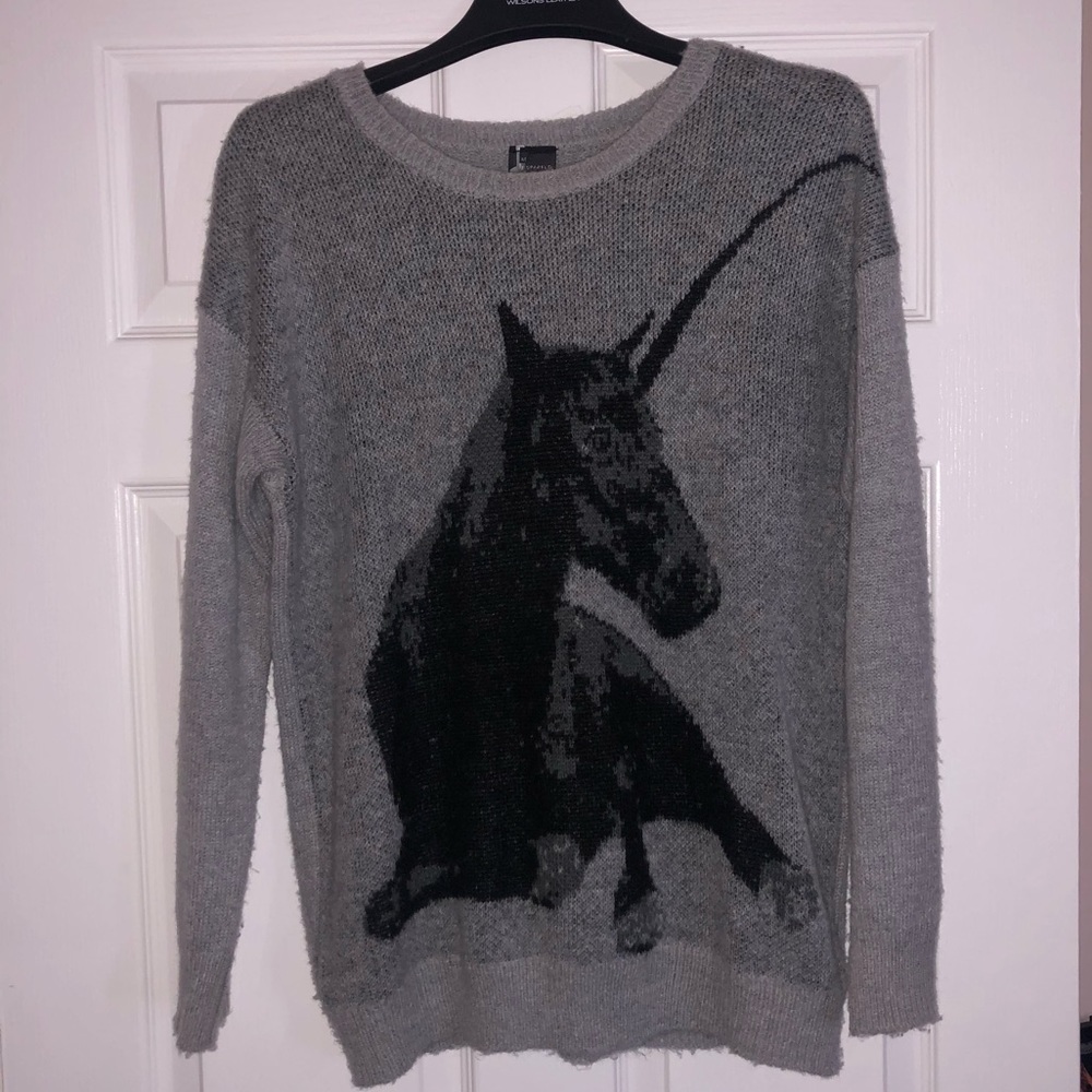 Urban Outfitters Unicorn Sweater Dphie Like New